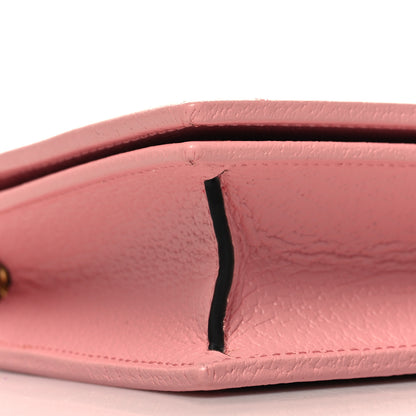 Gucci Textured Dollar Calfskin Mini Diana Chain Bag Wild Rose 9 of 10