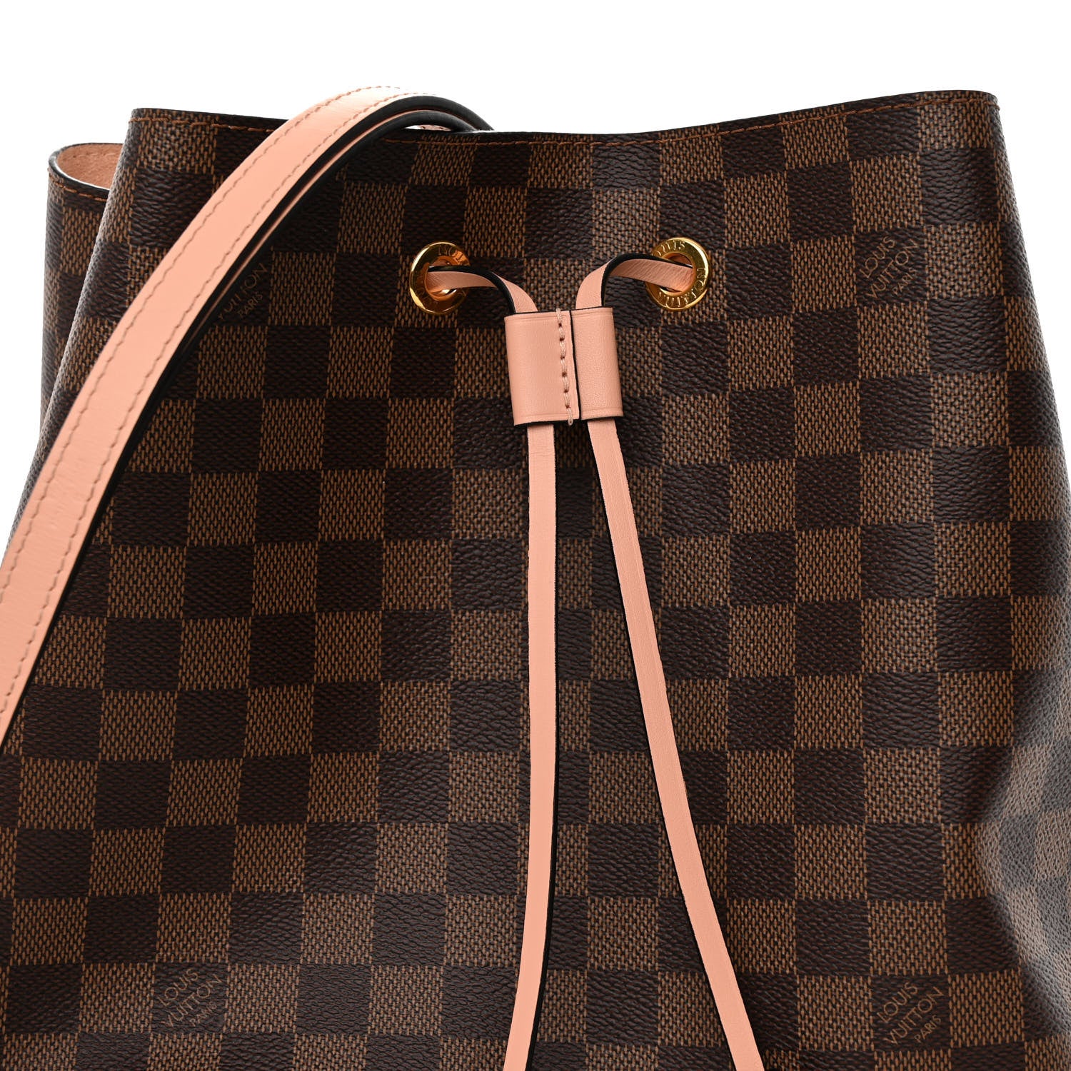 Louis Vuitton Damier Ebene Neonoe MM Venus Pink 7 of 9