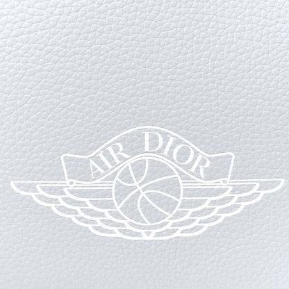 Christian Dior X AIR JORDAN Grained Calfskin Crossbody Grey 10 of 11