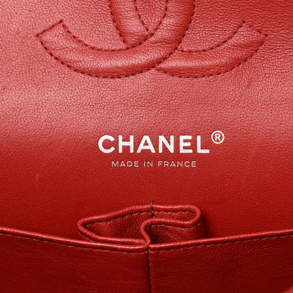 Chanel Lambskin Quilted Medium Double Flap Red 7 of 11