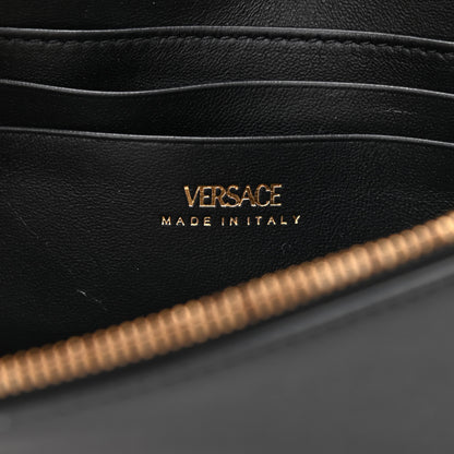 Versace Vitello Virtus Wallet on Chain Black 6 of 7