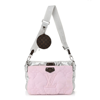 Louis Vuitton Econyl Monogram Pillow Maxi Multi Pochette Accessories Silver Pale Pink 1 of 10