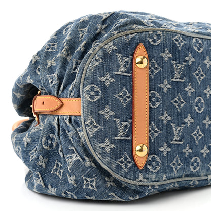 Louis Vuitton Denim Mahina XL Blue 8 of 9