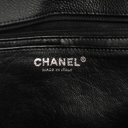 Chanel Caviar Quilted Jumbo Single Flap Black 7 of 8
