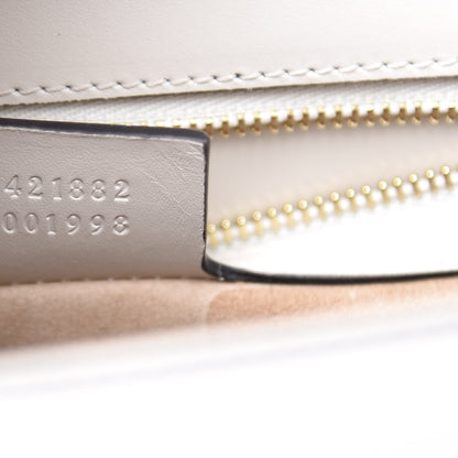 Gucci Calfskin Small Sylvie Shoulder Bag White 6 of 15
