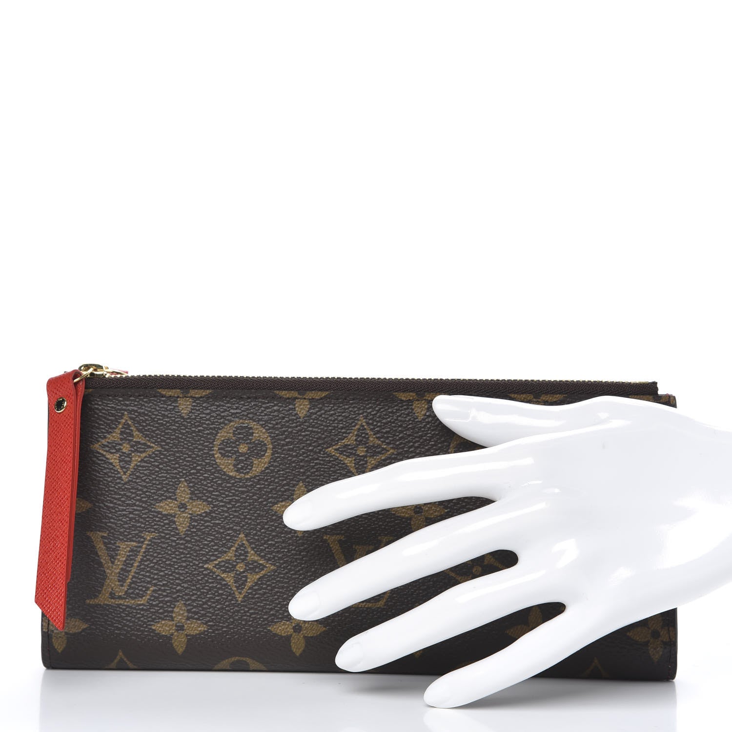 Louis Vuitton Monogram Adele Wallet Coquelicot 2 of 9