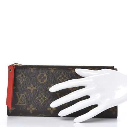 Louis Vuitton Monogram Adele Wallet Coquelicot 2 of 9