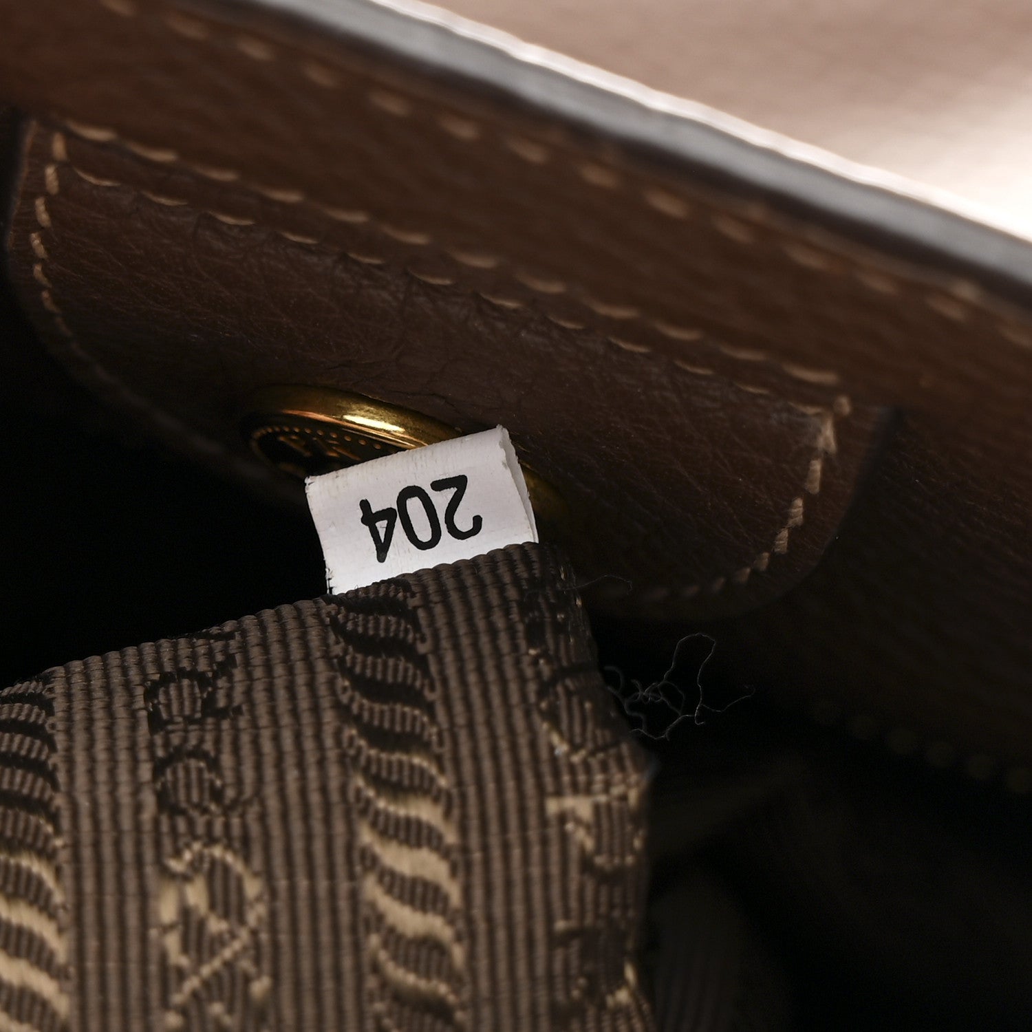 Prada Vitello Daino Shopping Tote Bruciato 7 of 13