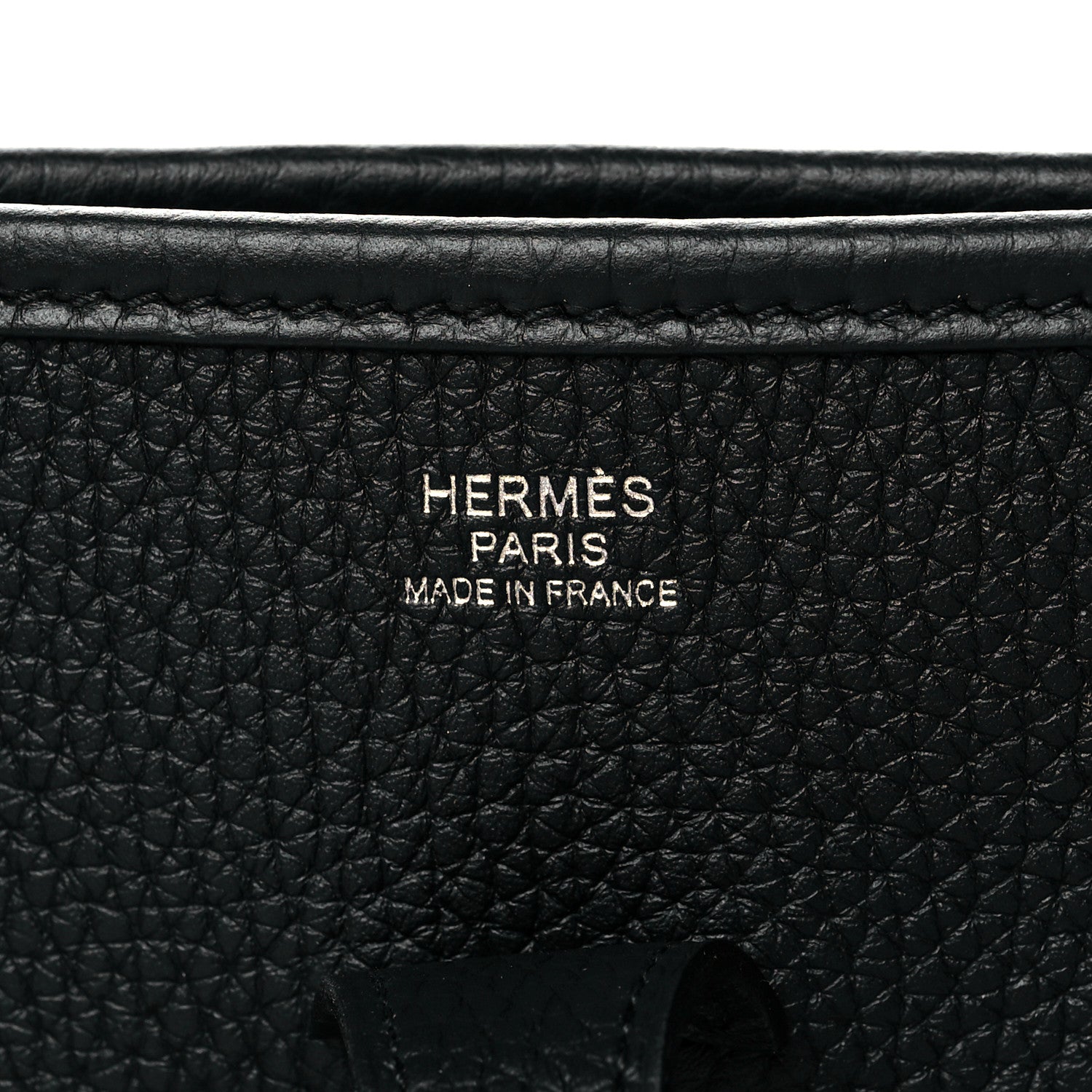 Hermes Taurillon Clemence Evelyne III PM Black 6 of 11