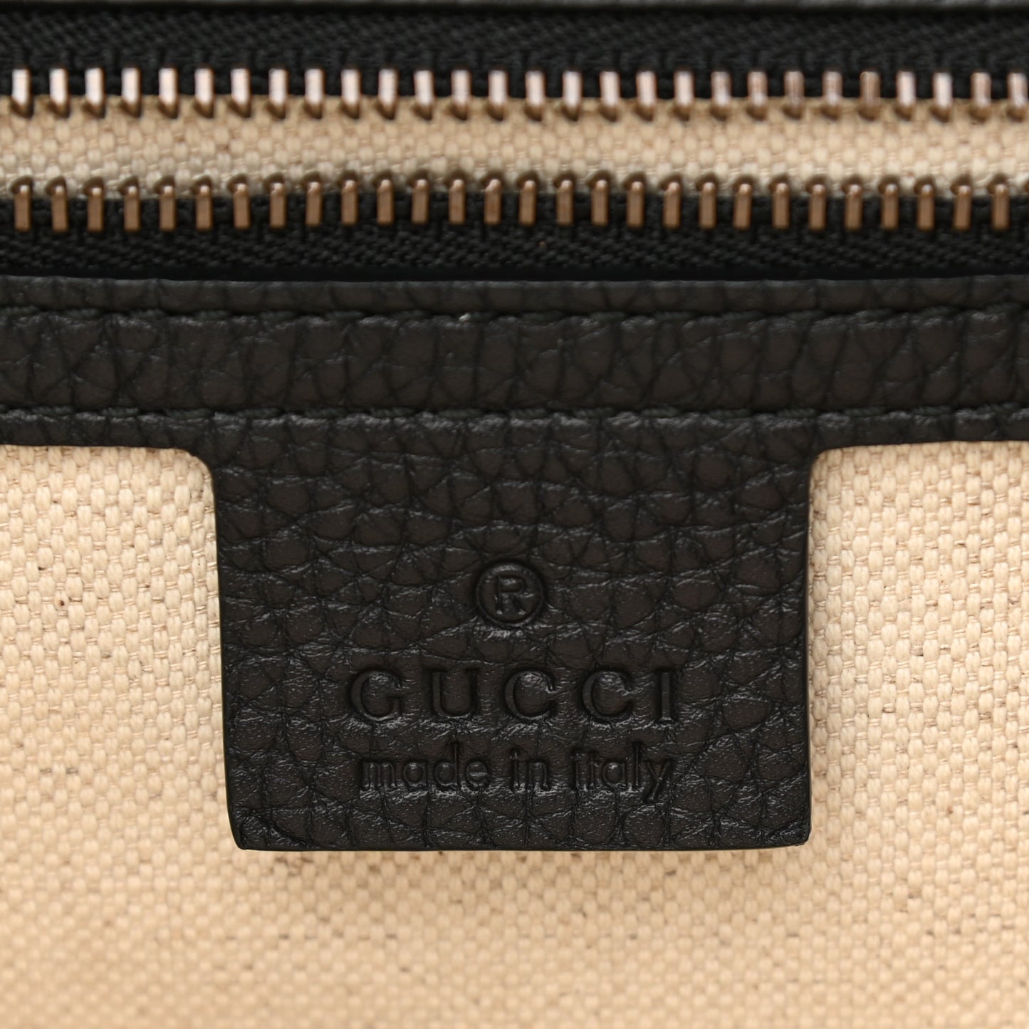 Calfskin Small GG Marmont Top Handle Bag Black