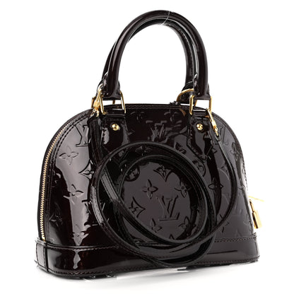 Louis Vuitton Vernis Alma BB Amarante 3 of 10