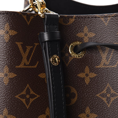 Louis Vuitton Monogram Neonoe MM Black 11 of 13