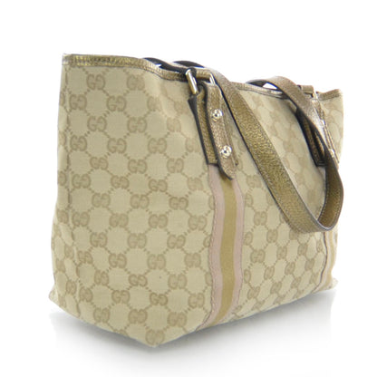 Gucci Monogram Medium Jolicoeur Tote Metallic 3 of 9