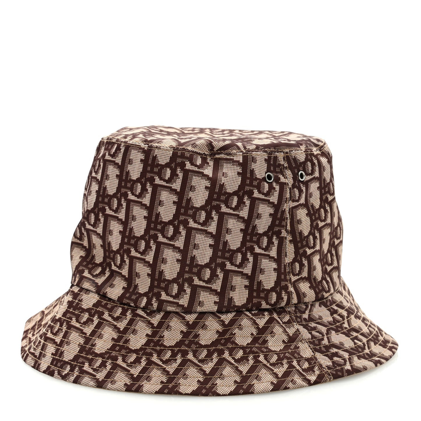 Oblique Reversible Teddy-D Brim Bucket Hat Beige