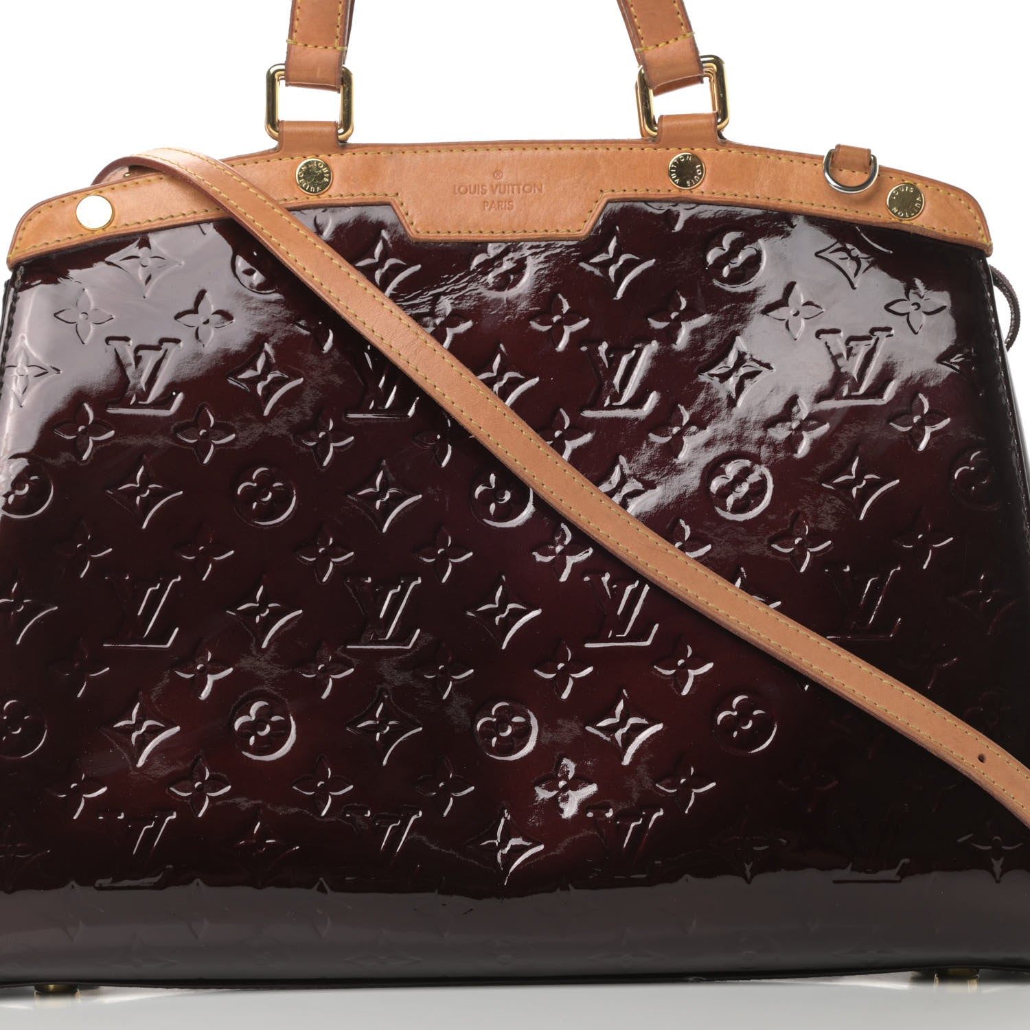 Louis Vuitton Vernis Brea GM Amarante 8 of 18