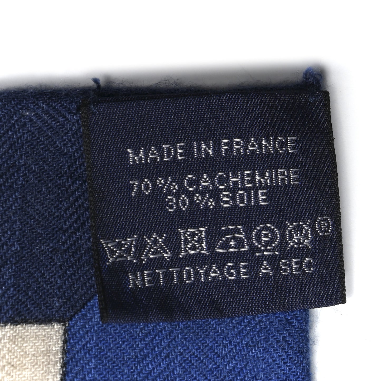 Cashmere Silk Les Leopards Shawl 140 Naturel Bleu Orange