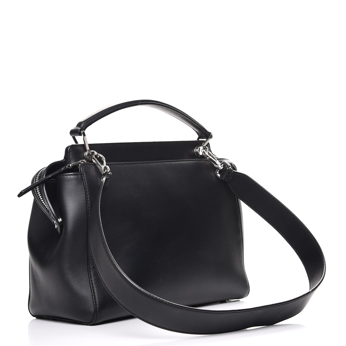 Vitello Baltico Dolce DotCom Satchel Black