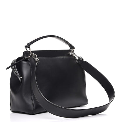 Fendi Vitello Baltico Dolce DotCom Satchel Black 4 of 10