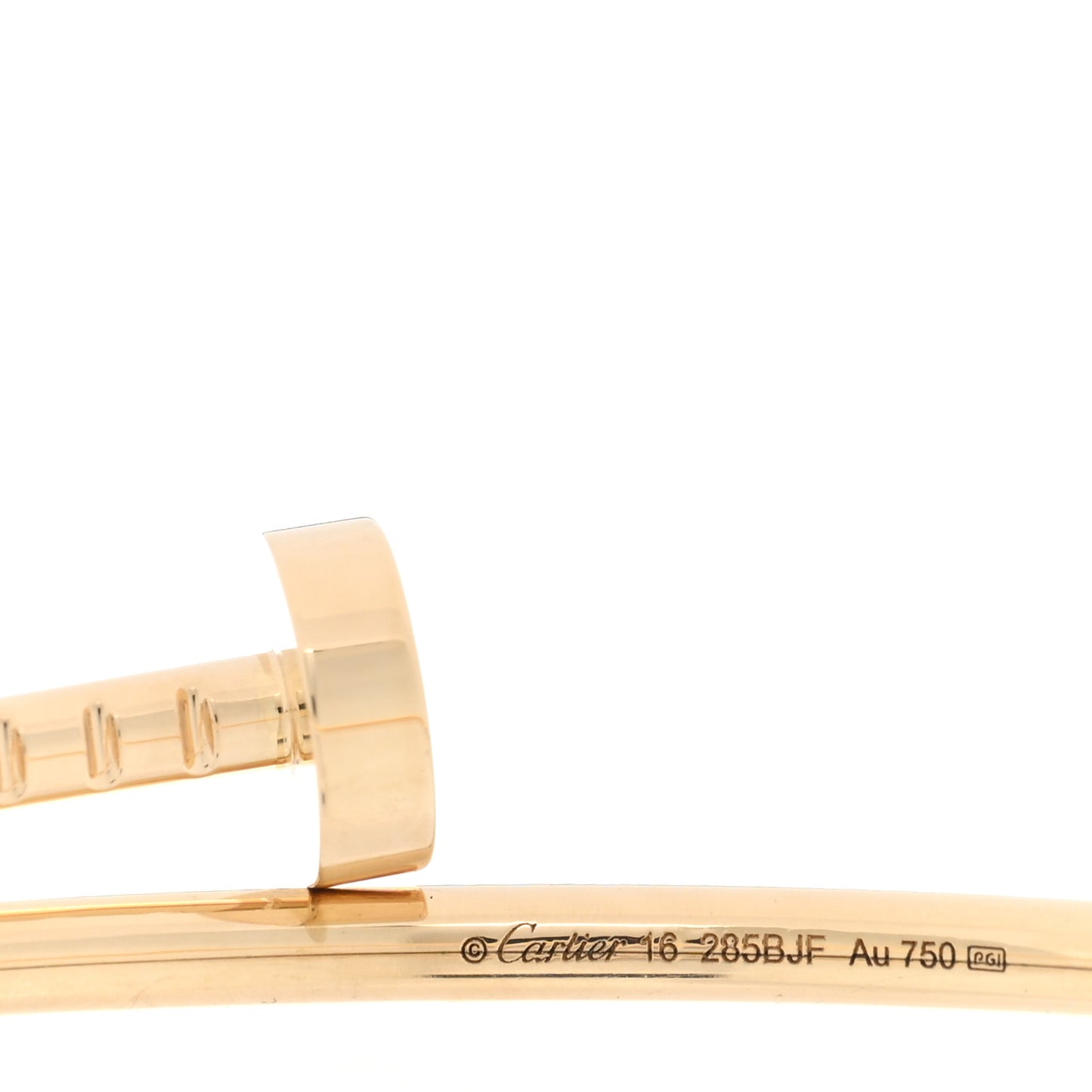 18K Yellow Gold Small Juste Un Clou Bracelet 16
