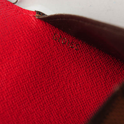 Louis Vuitton Damier Ebene Josephine Wallet Red 10 of 10