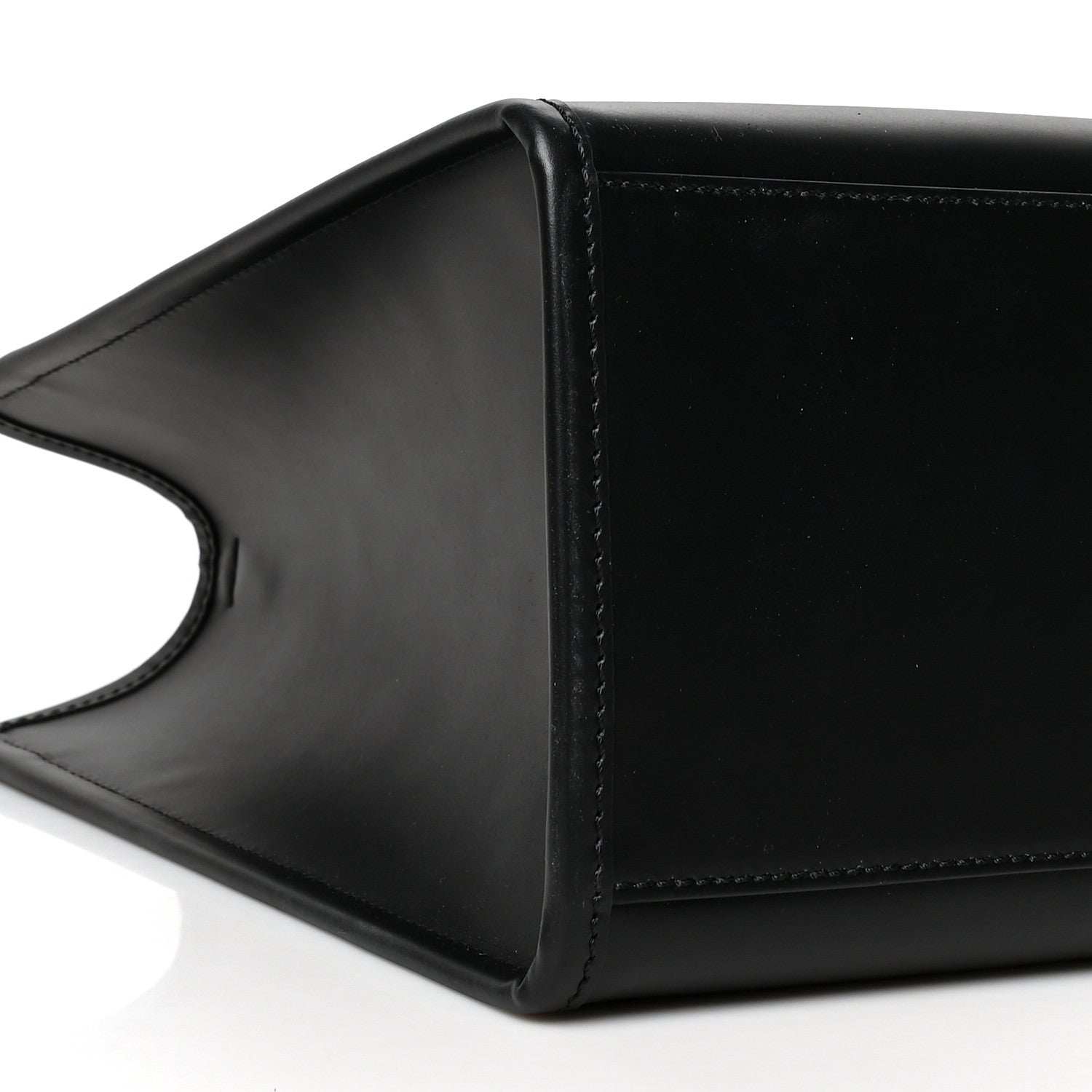 Fendi X VERSACE Calfskin Plexiglass Fendace Medium Fendi Sunshine Shopper Tote Black 8 of 9