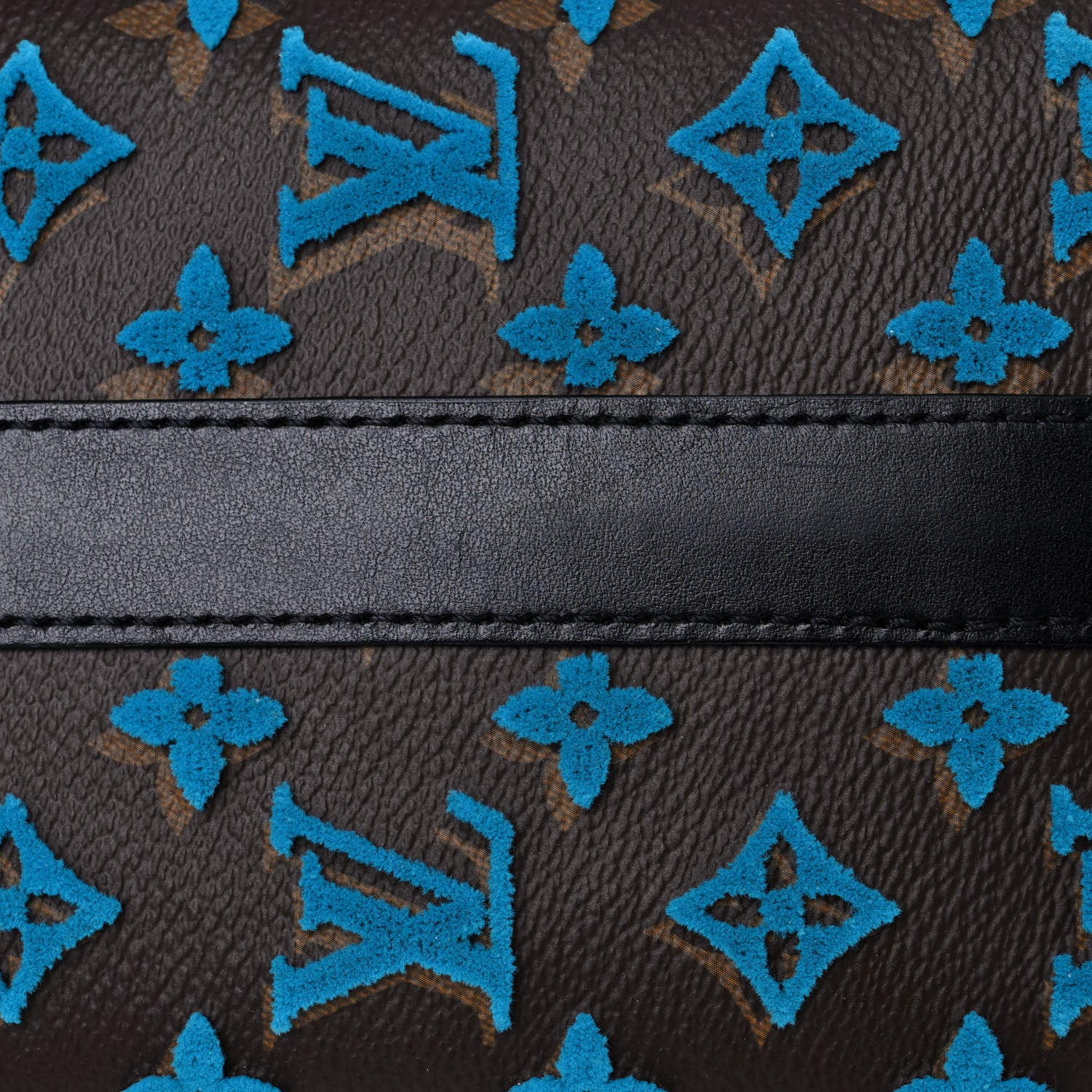 Louis Vuitton Monogram Tuffetage Triangle Messenger Turquoise 9 of 13