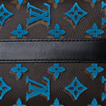 Louis Vuitton Monogram Tuffetage Triangle Messenger Turquoise 9 of 13