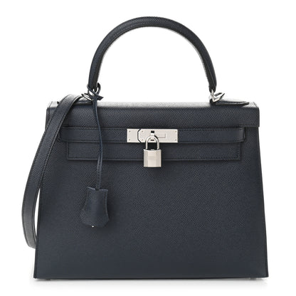Hermes Epsom Kelly Sellier 28 Bleu Indigo 1 of 11