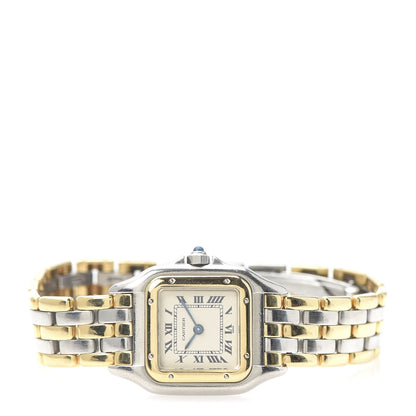 Cartier Stainless Steel 18K Yellow Gold 22mm Panthere Quartz Watch 3 of 6
