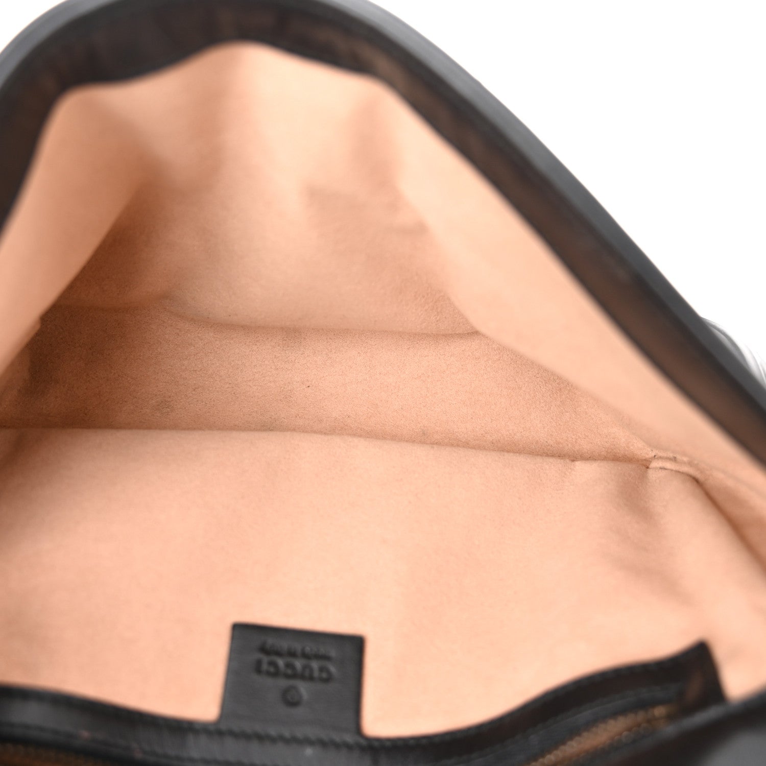 Gucci Calfskin Matelasse Small GG Marmont Shoulder Bag Black 5 of 12