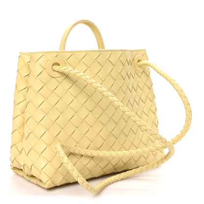 Bottega Veneta Nappa Intrecciato Small Andiamo Shoulder Bag Chamomile 2 of 8