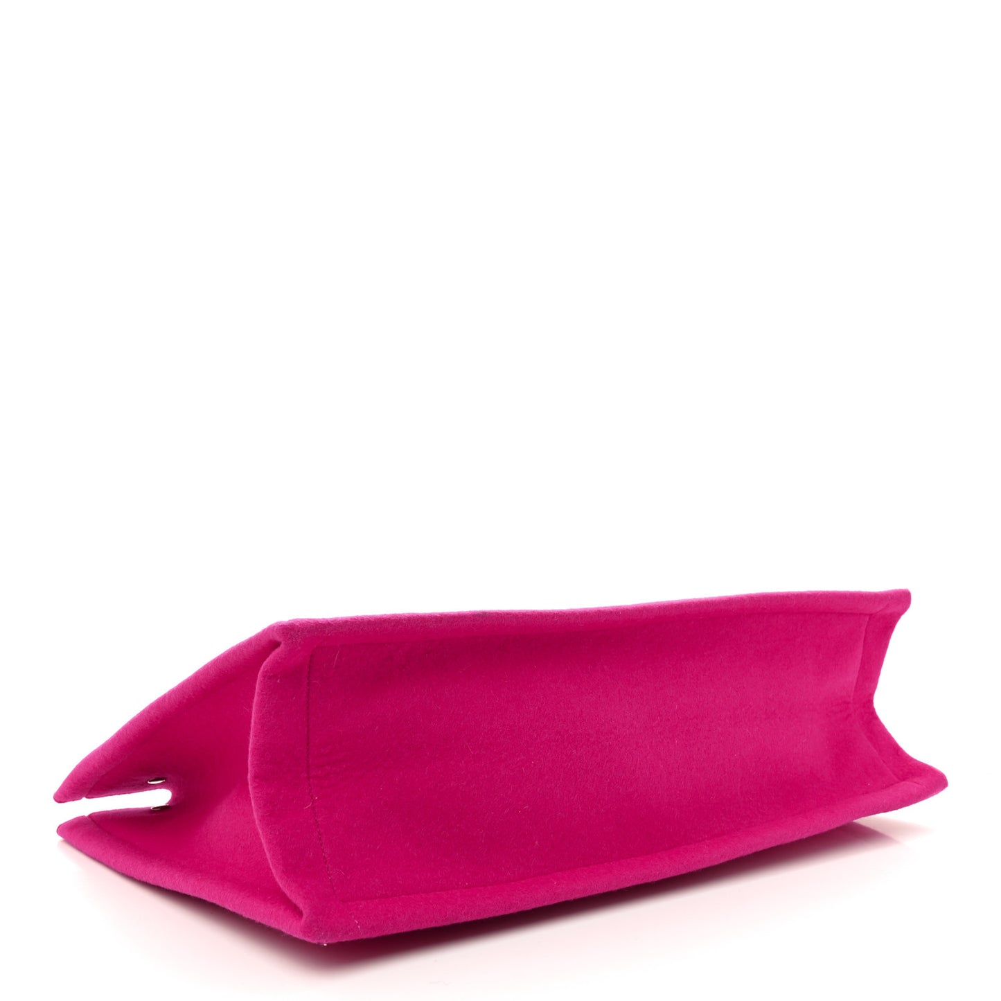 Wool Rive Gauche Tote Fuchsia
