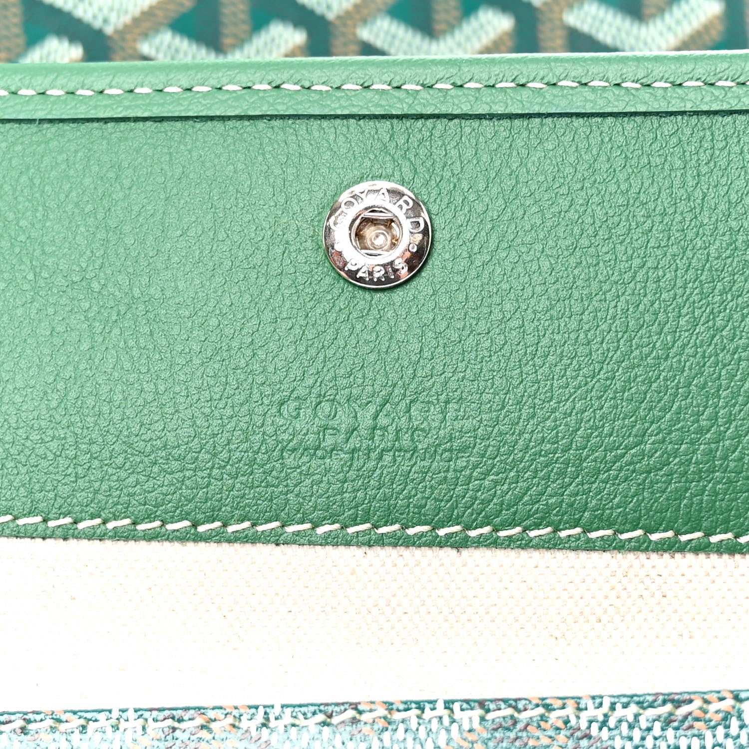 Goyard Goyardine Saint Louis PM Green 7 of 10