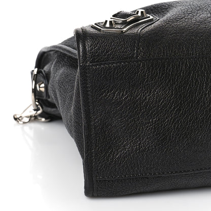 Balenciaga Chevre Silver Metallic Edge Hardware City Black 7 of 8