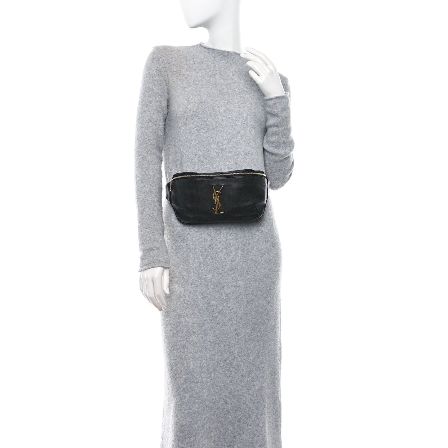 Grain De Poudre Monogram Belt Bag Black