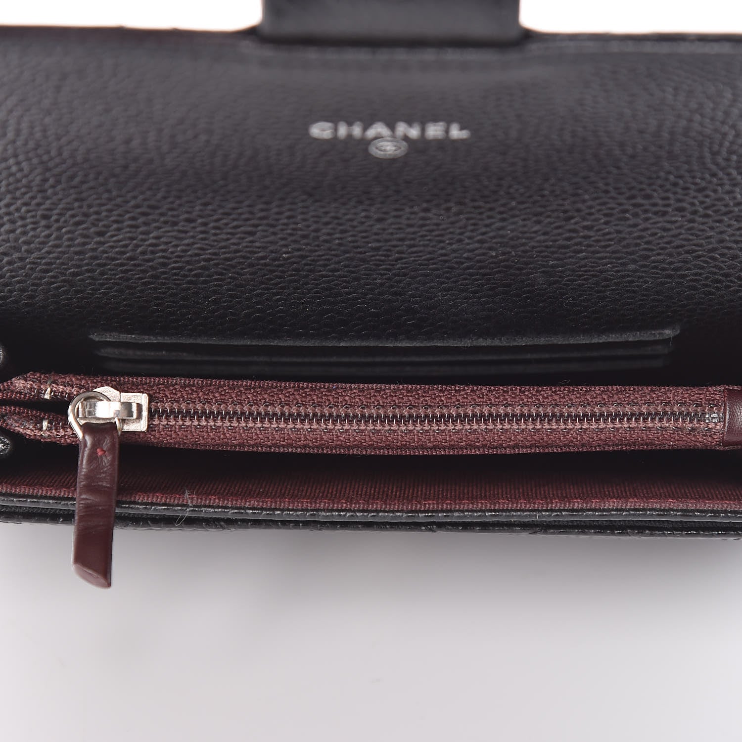 Chanel Caviar Quilted Small Flap Wallet Black 5 of 10