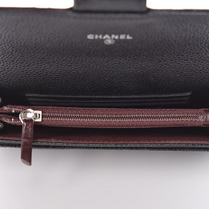 Chanel Caviar Quilted Small Flap Wallet Black 5 of 10