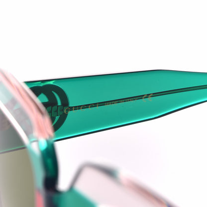 Gucci Square Web Frame GG0178S Sunglasses Green Red 6 of 7
