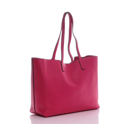 Saint Laurent Calfskin Large Shopping Tote Fuchsia 4 of 7