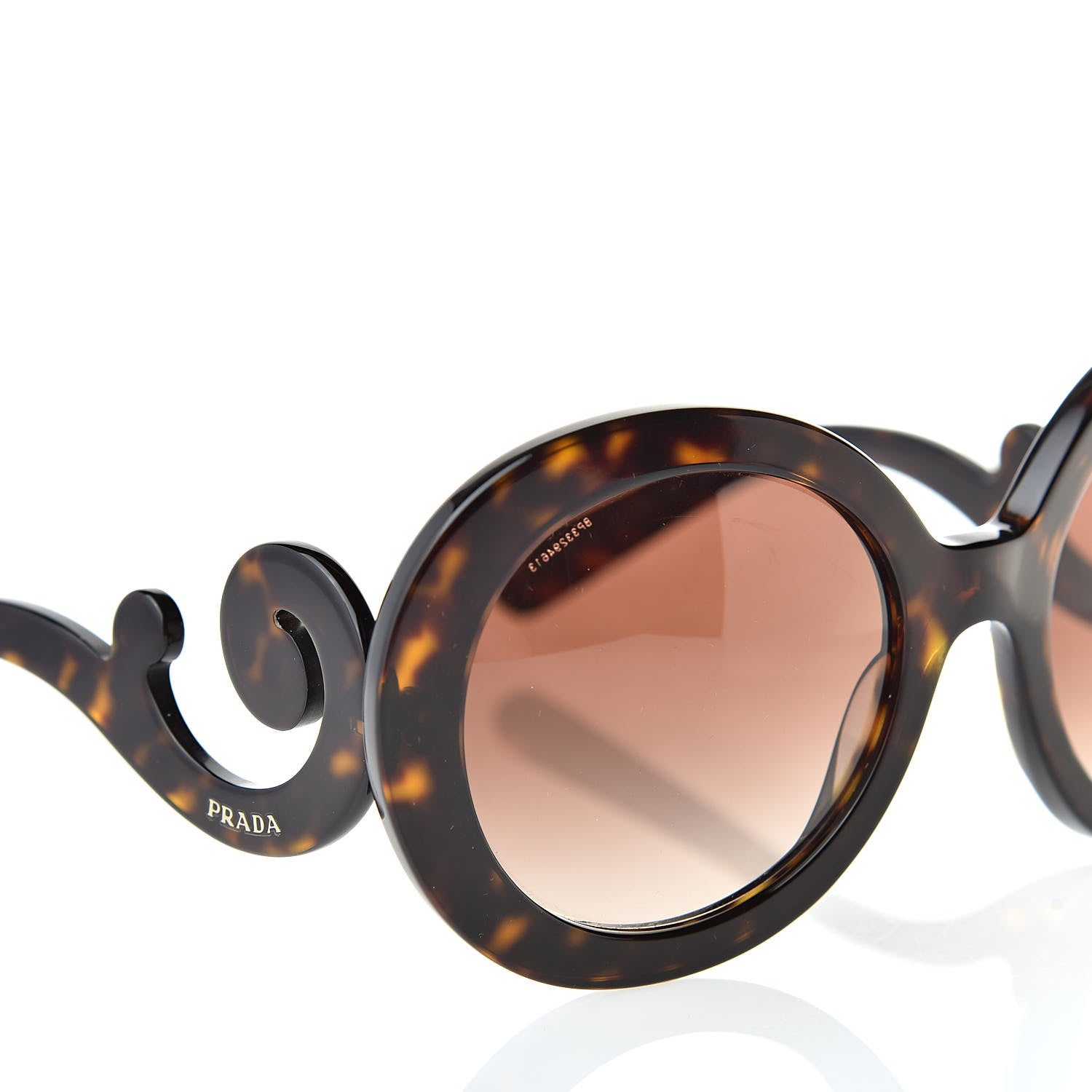 Prada Baroque Sunglasses SPR 27N Tortoise 7 of 9