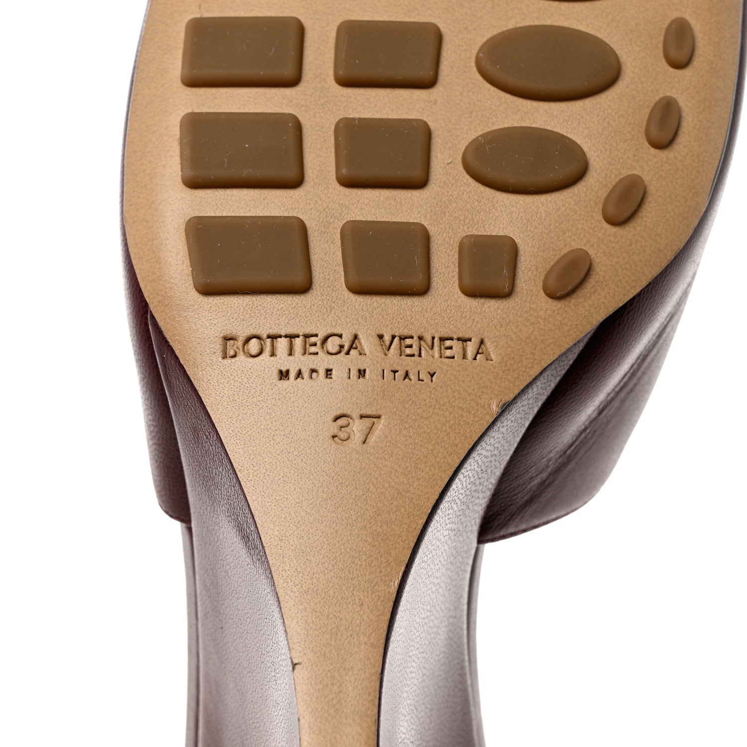 Bottega Veneta Lambskin Stretch Wedge 90mm Sandals 37 Brown 6 of 8