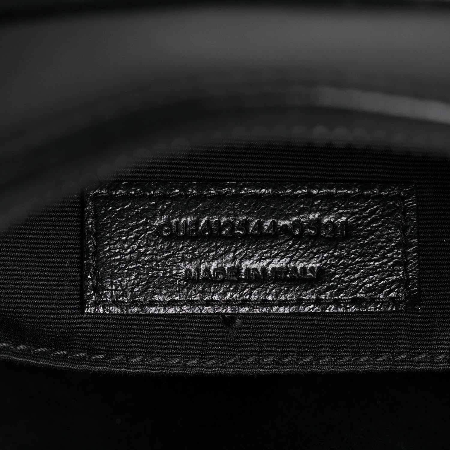 Saint Laurent Calfskin Matelasse Monogram Lou Camera Bag Black 7 of 18