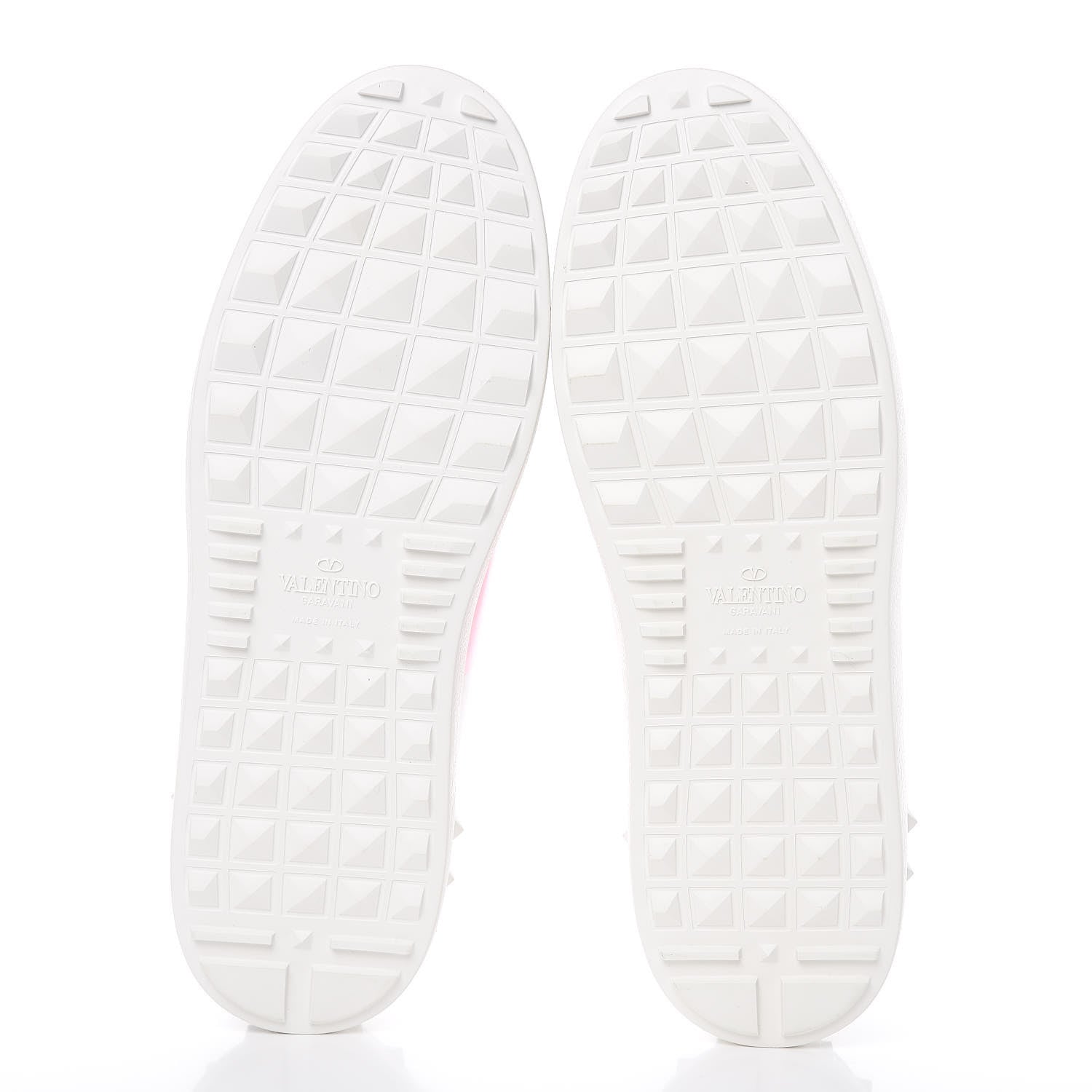 Valentino Garavani Calfskin Rockstud Open Sneakers 40 White Giacinto 5 of 9