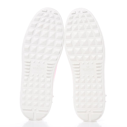 Valentino Garavani Calfskin Rockstud Open Sneakers 40 White Giacinto 5 of 9