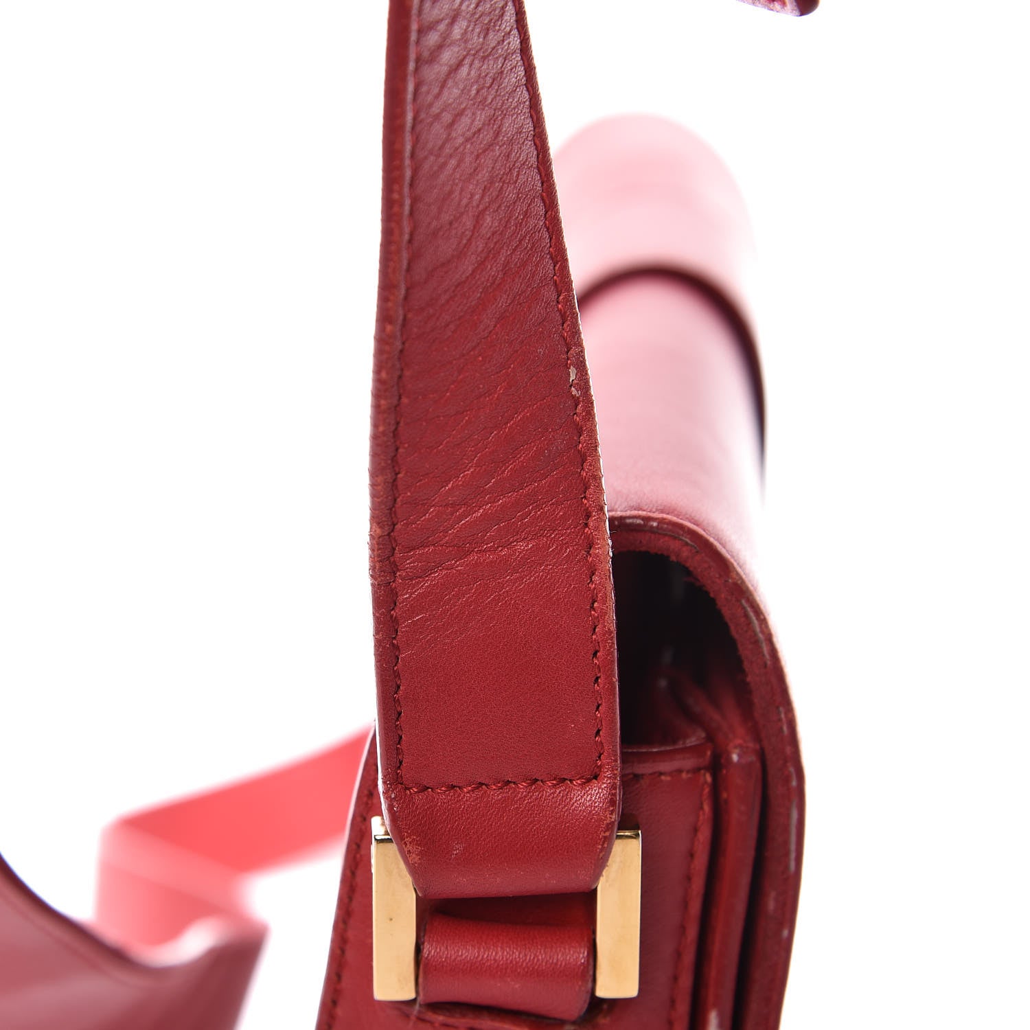 Saint Laurent Calfskin Classic Y Satchel Red 22 of 25