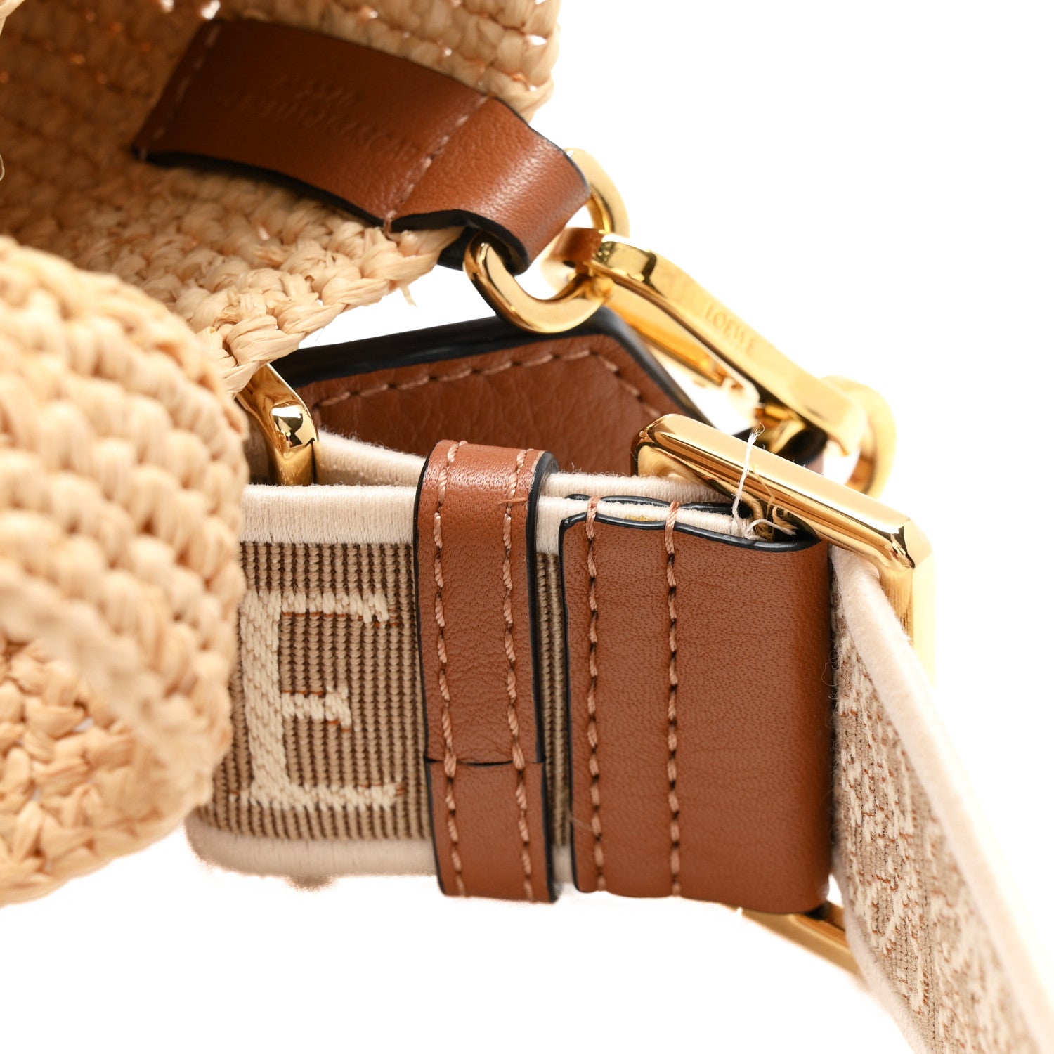 Loewe Raffia Mini Slit Tote Bag Natural Tan 1909720 – FASHIONPHILE