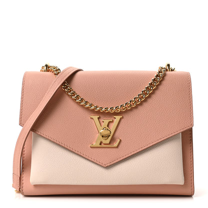 Louis Vuitton Soft Calfskin My Lockme Chain Bag Rose Trianon 1 of 9