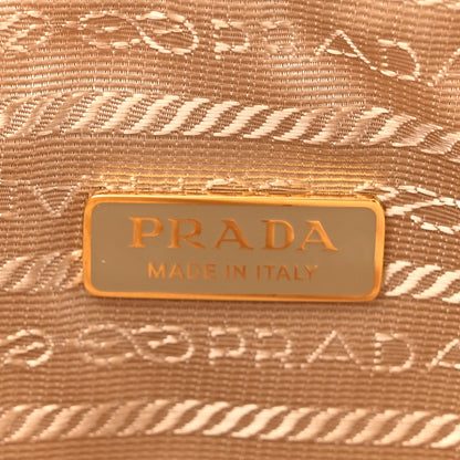 Prada Jacquard Triangolo Symbole Embroidered Mini Triangle Bag Corda Talco 6 of 10