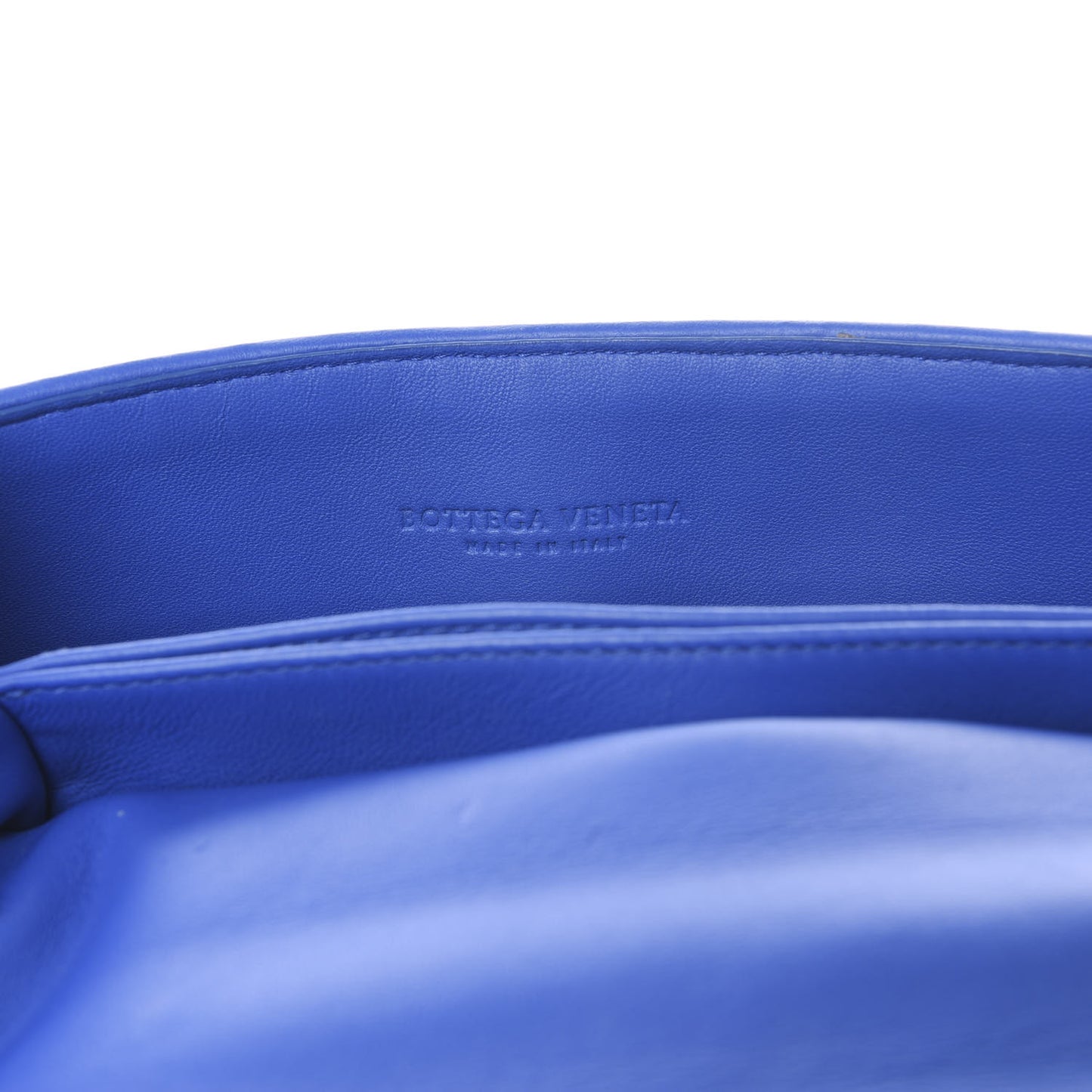 Nappa Intrecciato Small Olimpia Bag Blue Royal
