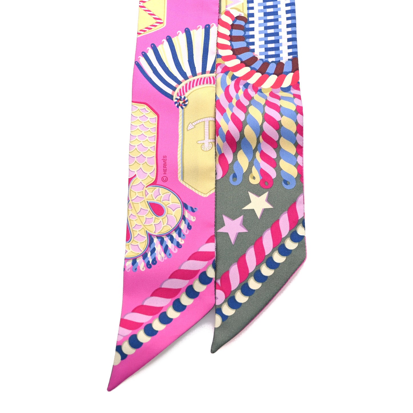 Silk Epaulettes De Gala Twilly Vert Amande Rose